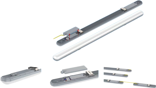 DR-BHLBL-TPL LED Tri-Proof Lamps Ultra-Thin Linkable Version